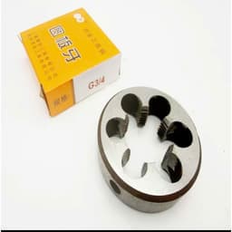 Bàn ren ống nước TRỤ G1/8-1/4-3/8-1/2-3/4-1icnh ( hệ thủy lực) tạo ren sắt thép inox ngọt 3