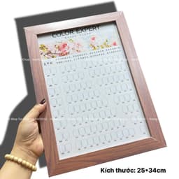 Bảng trưng bày móng mẫu , khung mẫu móng, móng vuông làm mẫu, băng dính dán mẫu - Hoangquy.233 3