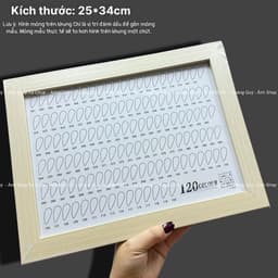 Bảng trưng bày móng mẫu , khung trưng bày mẫu móng, móng làm mẫu, băng dính dán mẫu - Hoangquy.233 9