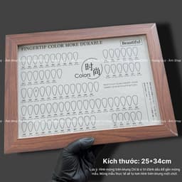 Bảng trưng bày móng mẫu , khung trưng bày mẫu móng, móng làm mẫu, băng dính dán mẫu - Hoangquy.233 3