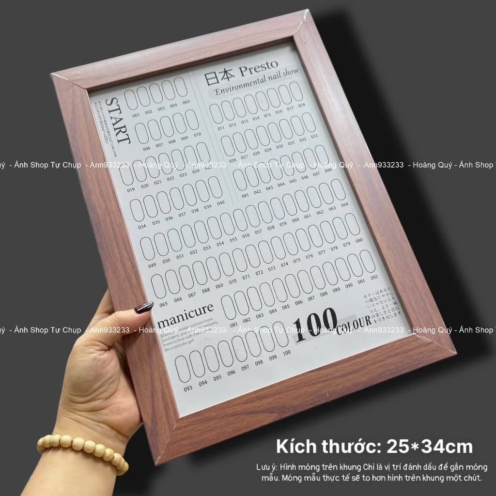 KHUNG TRƯNG BÀY MÓNG MẪU, TIỀN KỶ NIỆM DO NHÀ NƯỚC TẶNG , BĂNG DÍNH DÁN MẪU, MÓNG LÀM MẪU
