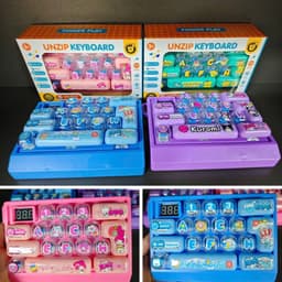 Đồ Chơi Giảm Căng Thẳng Bàn Phím Keyboard Sanrio Đẩy Nhanh Giảm Stress – Máy Chơi Game Điện Tử Có Nhạc Đèn 1