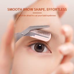 Kéo Tỉa Lông Mày Brow Glass và Bộ 3 Dao Cạo Lông Mày, Tóc Mái, Lông 7