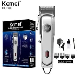 Tông Đơ Cắt Tóc Thép Nguyên Khối Kemei KM-1998 LCD và KM-1997. LMS 1