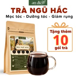 [TẶNG THÊM 10 GÓI] Trà ngũ hắc An Diên, hỗ trợ giảm bạc tóc, làm đen tóc, nuôi dưỡng chân tóc khoẻ hộp 30 gói 1