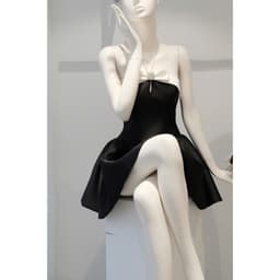 CHOUCHOU ĐẦM PHỐI VIỀN NƠ THỜI TRANG THIẾT KẾ 8