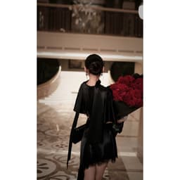CHOUCHOU ĐẦM LỤA CUT EO LINLUXE 6