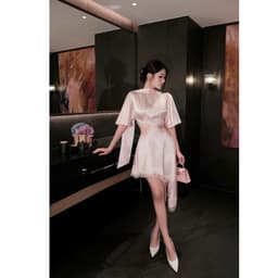 CHOUCHOU ĐẦM LỤA CUT EO LINLUXE 7