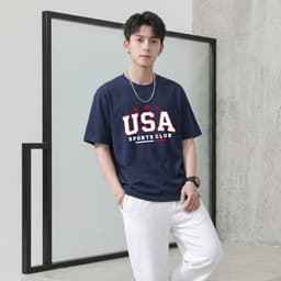 Áo thun cổ tròn ONE MAN graphic premium chất cotton mềm mại, thoáng khí và thấm hút mồ hôi hình in USA cực đẹp AP561 6