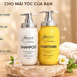 BEELL PLUS+ Bộ Dầu Gội Và Dầu Xả 500ml × 2 Chai 1