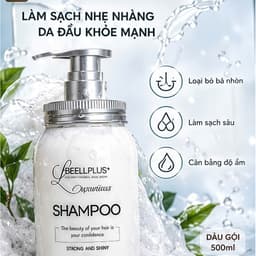 BEELL PLUS+ Bộ Dầu Gội Và Dầu Xả 500ml × 2 Chai 7