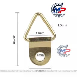 (10 Cái & 20 Cái) Móc Treo Ảnh Kim Loại, Pat Treo Khung Tranh, Phụ Kiện Lắp Ráp và Trang Trí MT-12 7