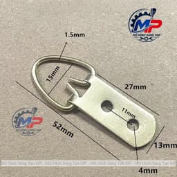 (10 Cái & 20 Cái) Móc Treo Ảnh Kim Loại, Pat Treo Khung Tranh, Phụ Kiện Lắp Ráp và Trang Trí MT-12 4