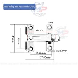 Khóa Cửa, Chốt Khóa Cửa Bền Bỉ Và Chắc Chắn Khoa-03 6