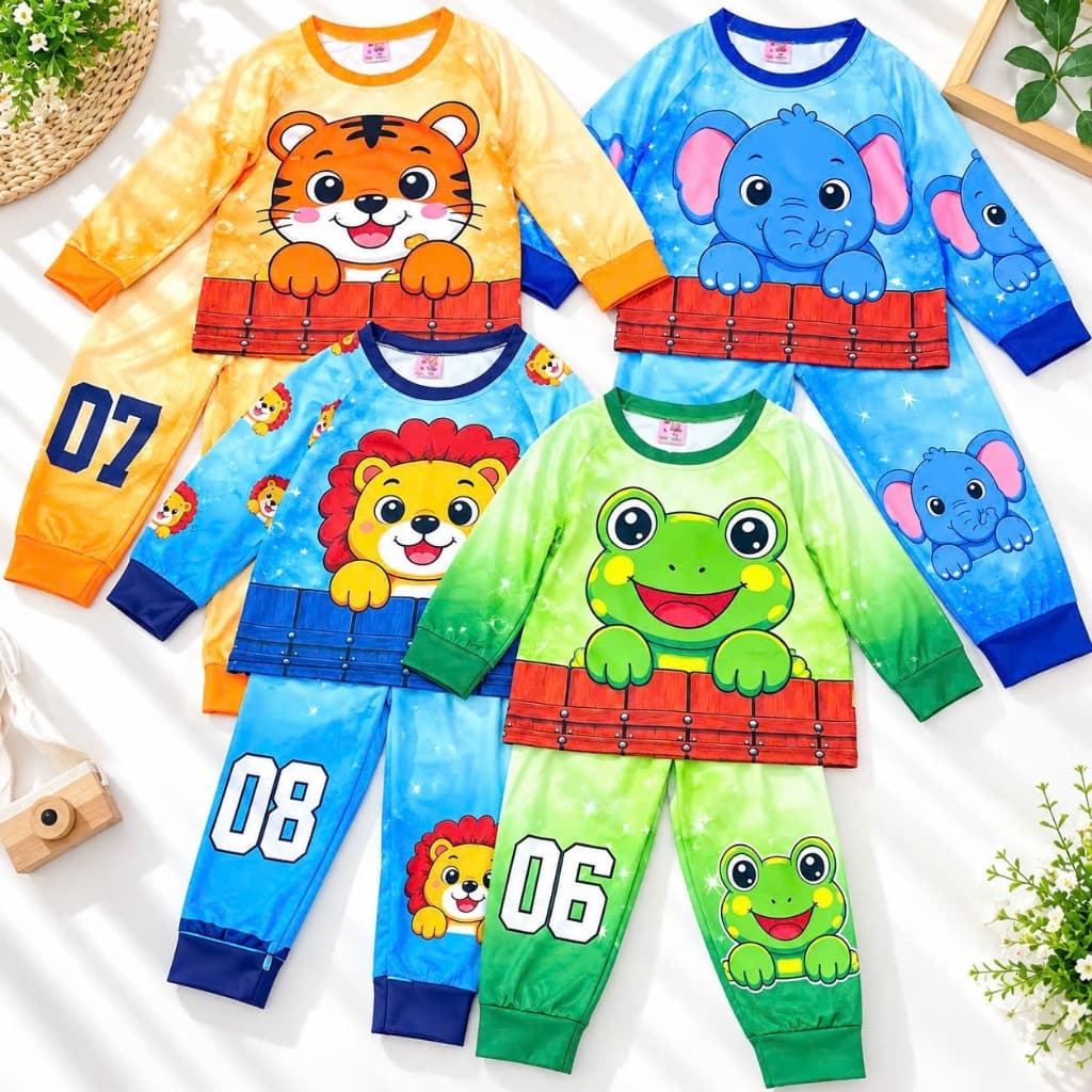 (Hàng loại đẹp)Sét đồ thu đông kiểu bé trai dễ thương, đồ bé trai tay dài chất cotton lạnh mềm mát 17-24kg