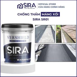 [Combo 2kg] Sơn Chống Thấm SIRA SR01 Cao Cấp – Chống Thấm Tường, Sân Thượng, Mái Nhà, Máng Xối 6