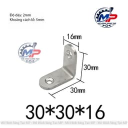 Ke Góc Chữ L Inox 201 Nhiều Kích Thước, Ke Góc Vuông Liên Kết Gỗ, Bản Mã Kim Loại Bắt Vít Gia Cố Kệ Tủ Bàn Ghế KEGOC-01 8