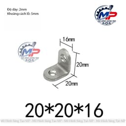 Ke Góc Chữ L Inox 201 Nhiều Kích Thước, Ke Góc Vuông Liên Kết Gỗ, Bản Mã Kim Loại Bắt Vít Gia Cố Kệ Tủ Bàn Ghế KEGOC-01 7