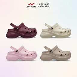 [BC86][TẶNG CHARM] Dép Sục Nữ Đế Cao 7cm AVIWIN Phong Cách Năng Động Cá Tính Dễ Phối Đồ 3