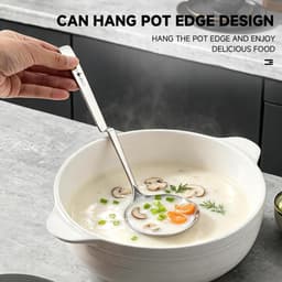 Set 2 Muôi Canh Muôi Lẩu Cán Gác OYATTON O662 Inox 18/10 – Muôi Múc Canh, Muôi Thủng Vớt Thực Phẩm 5