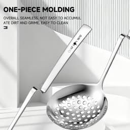Set 2 Muôi Canh Muôi Lẩu Cán Gác OYATTON O662 Inox 18/10 – Muôi Múc Canh, Muôi Thủng Vớt Thực Phẩm 2