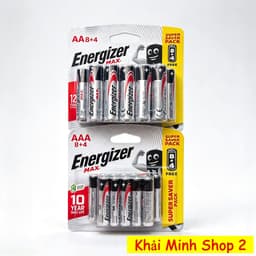 Pin Energizer MAX AA/AAA 1.5V Chính Hãng – Vỉ 12 Viên BP8+4 (8 Tặng 4) 2