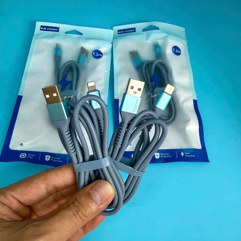 Cáp sạc nhanh 5A Kim Cương D32 A-L USB ra Lightning/ A-C Type-c. NL
