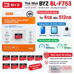 Thẻ Nhớ BYZ BL-F753 64GB/ 32GB/ 16GB/ 8GB/ 4GB. LMS 1