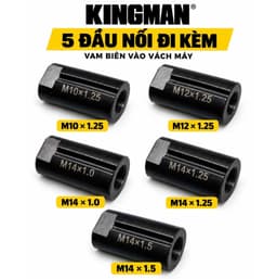 Vam Biên Vào Vách Máy KINGMAN – Bộ 5 Đầu Ren M10, M12, M14 Chuyên Dụng Sửa Chữa Xe Máy K420 3