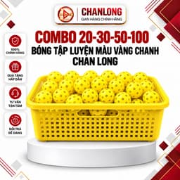 Bóng Tập Màu Vàng Dành Cho Luyện Tập | Đàn Hồi Tốt, Combo Số Lượng Lớn 20,30,50,100 Quả 1