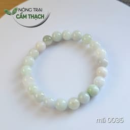 [Nông Trại Cẩm Thạch] Chuỗi Lẻ Ngọc Cẩm Thạch Phỉ Thúy 7.8mm 5