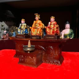 combo bộ bàn thờ ông bà Táo cao cấp , in 3D rộng 24 cm x cao 18 cm 2