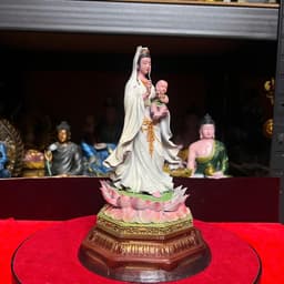 Tượng Mẹ quan âm Tống tử in 3D . cao 22 cm 3