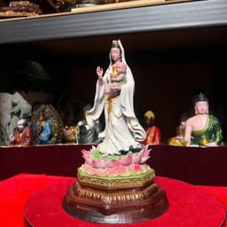 Tượng Mẹ quan âm Tống tử in 3D . cao 22 cm 2