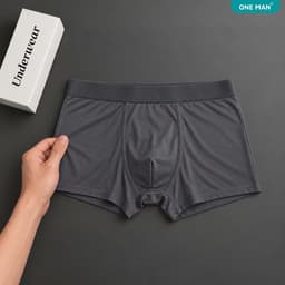 Quần Boxer Nam Thun Lạnh Co Giãn 4 Chiều Mềm Mại Thoáng Khí Dáng Đùi Ôm Vừa Vặn Cho Ngày Năng Động Tự Tin 5Q000B 2