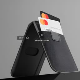 Ví Nam Châm Đa Năng HyperWork MAGW MagSnap Flip - Tích Hợp Kèm Đế, Lực Hút 1200 gF, Chứa 4 Thẻ, Da PU Cao Cấp 6