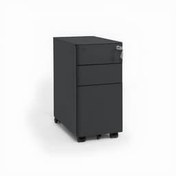 Tủ Tài Liệu Di Động HyperWork MC02 Ivy Slim - 3 Ngăn Kéo, Thép Cán Nguội Dày 0.7mm, Bánh Xe 360 Độ 6