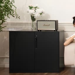 Tủ Tài Liệu Văn Phòng HyperWork Ivy Max MC03 - Kích Thước 90x40x76cm, Tải Trọng 30kg/Ngăn, Khóa Chìa Bảo Mật 6