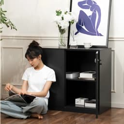 Tủ Tài Liệu Văn Phòng HyperWork Ivy Max MC03 - Kích Thước 90x40x76cm, Tải Trọng 30kg/Ngăn, Khóa Chìa Bảo Mật 5