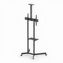 Giá Treo Tivi Di Động HyperWork Core Stand TVC01 - Hỗ Trợ Màn Hình 37-75 Inch, Tải Trọng 50kg, Có Bánh Xe & Kệ Đựng Đồ 2