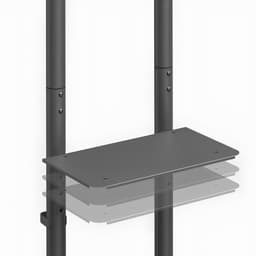 Giá Treo Tivi Di Động HyperWork Core Stand TVC01 - Hỗ Trợ Màn Hình 37-75 Inch, Tải Trọng 50kg, Có Bánh Xe & Kệ Đựng Đồ 3