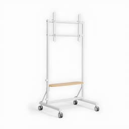 Giá Treo Tivi Di Động HyperWork Aero Stand TVC02 - Tải Trọng 70kg, Hỗ Trợ Màn 37-75 Inch, Kệ Gỗ MDF 4