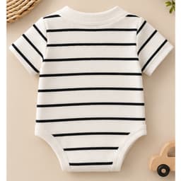 [Mở Bán](5-15kg) Body Chip Kẻ | Tăm Đũa Cotton 100% | Mát Mẻ, Thấm Hút | Đáng Yêu Cho Bé Trai/Bé Gái 3