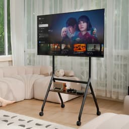 Giá Treo Tivi Di Động HyperWork TVC03 - Tải Trọng 80kg, Hỗ Trợ Màn 37-86 Inch, Kệ Gỗ Sang Trọng, Chống Rung Lắc 5