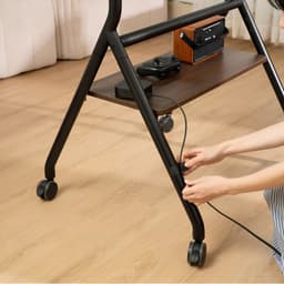Giá Treo Tivi Di Động HyperWork TVC03 - Tải Trọng 80kg, Hỗ Trợ Màn 37-86 Inch, Kệ Gỗ Sang Trọng, Chống Rung Lắc 6