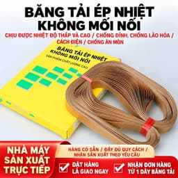 (10 dây) Dây vải chịu nhiệt của máy hàn miệng túi liên tục FR900,FR900M,DBF900,SF150,FRM980,FRD1000 2