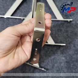 Cặp Ke Vuông Inox, Giá Đỡ Chịu Lực Cho Kệ Gắn Tường Kèm Vít Và Tắc Kê PGT-03 7