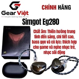 Tai nghe Gaming SIMGOT EG280 in Ear Monitor, 1DD+1 Planar HiFi IEM 1