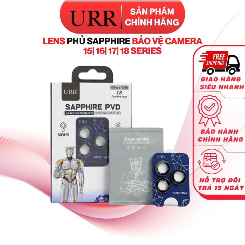 [iP18] Lens SAPPHIRE URR Original & GEAR Monocular Chống Trầy Xước/ Va Chạm Chính Hãng cho iP 18/17/16/15/14 Series