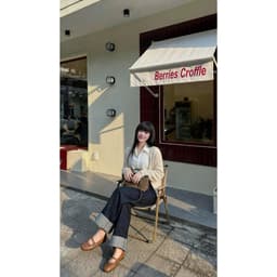 Quần Jeans Nữ Ống Suông, Quần bò nữ ống rộng Gấu 2 Màu Vải Jean QCCC Dài 100CM  #8930-31 2